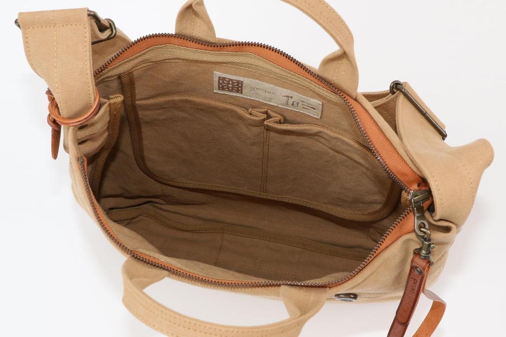 Shoulder Bag 2WAY Brown [Genten] Women's GE-44540-50