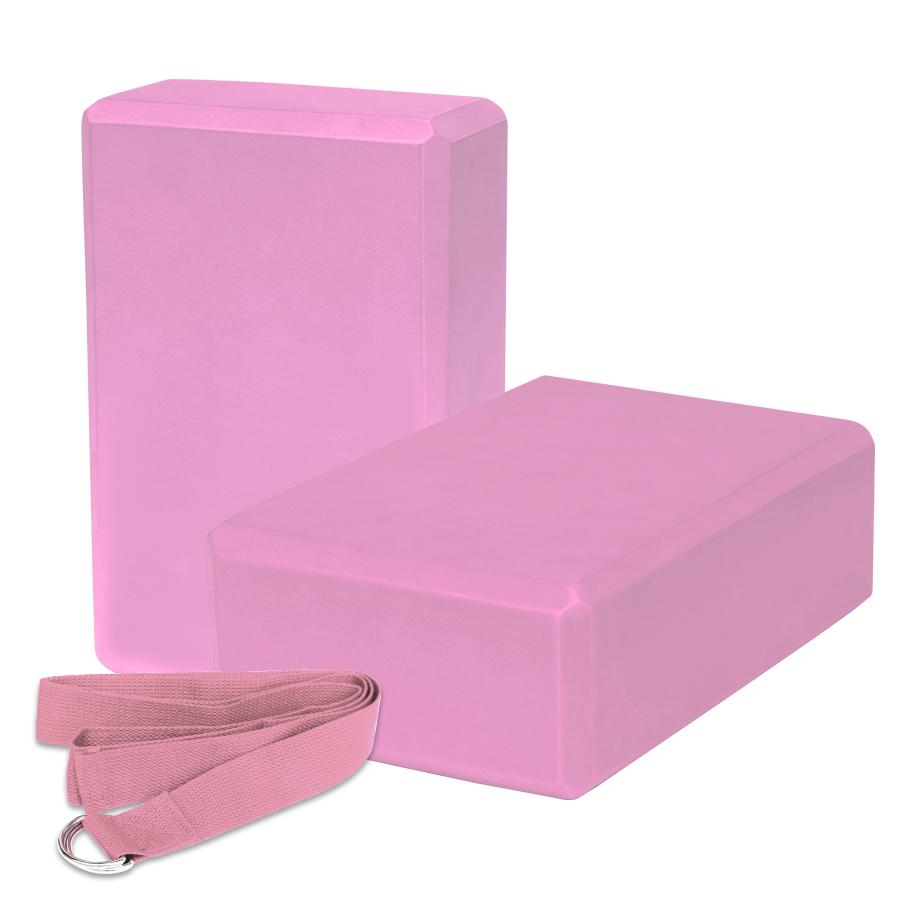 3PCS Fitness Yoga Block Exercise Pilates Foam Brick Set Stretching Health Training Sport Workout Home Gym Bodybuilding Equipment