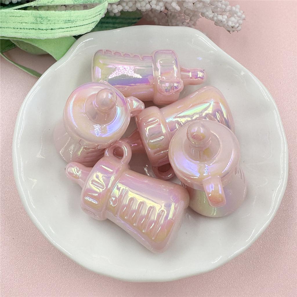 Модные свободные бусины DIY 5 шт. Материал ручной работы Аксессуары для ювелирных изделий для поделок Кормящая бутылочка 20,8*33,7 мм Подвески