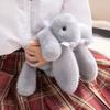 35Cm Kawaii Bunny Plush Toy Ultra-Soft Long Ear Shy Rabbit Pillow Collectible Doll For Kids Birthday Easter Funny Party Gift