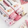 Polystyrene Food Wrappers, Printed Absorbent Baking Paper, Dessert and Snack Tray Liners