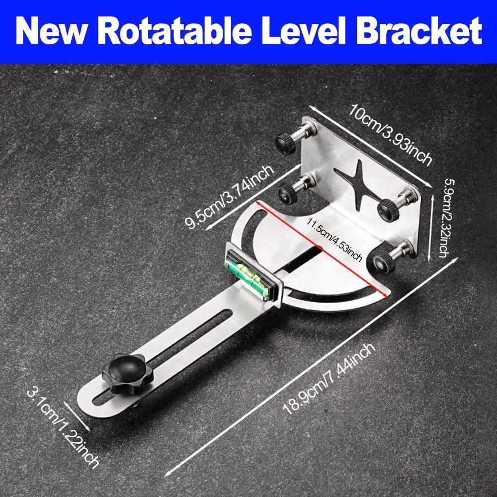 Wall Mount Level Holder Portable Rotating Bracket Universal Fit Wall Bracket  Wall Mounting