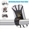 Silicone Bicycle Phone Holder Motorcycle for IPhone 13 11 Pro Max 7 8 15 14 X 16 12 Mobile Phone Stand Bike GPS Clip Quick Mount