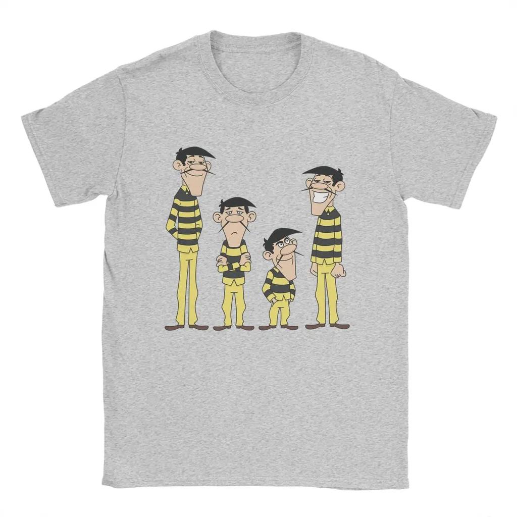 Футболка для мужчин The Daltons Lucky Luke, новинка, футболки с коротким рукавом и круглым вырезом, 100% хлопок, новое поступление одежды