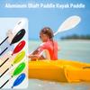 Four Sections Detachable Adjustable Kayak Paddles Aluminum Alloy Shaft Paddle Double Head Paddle