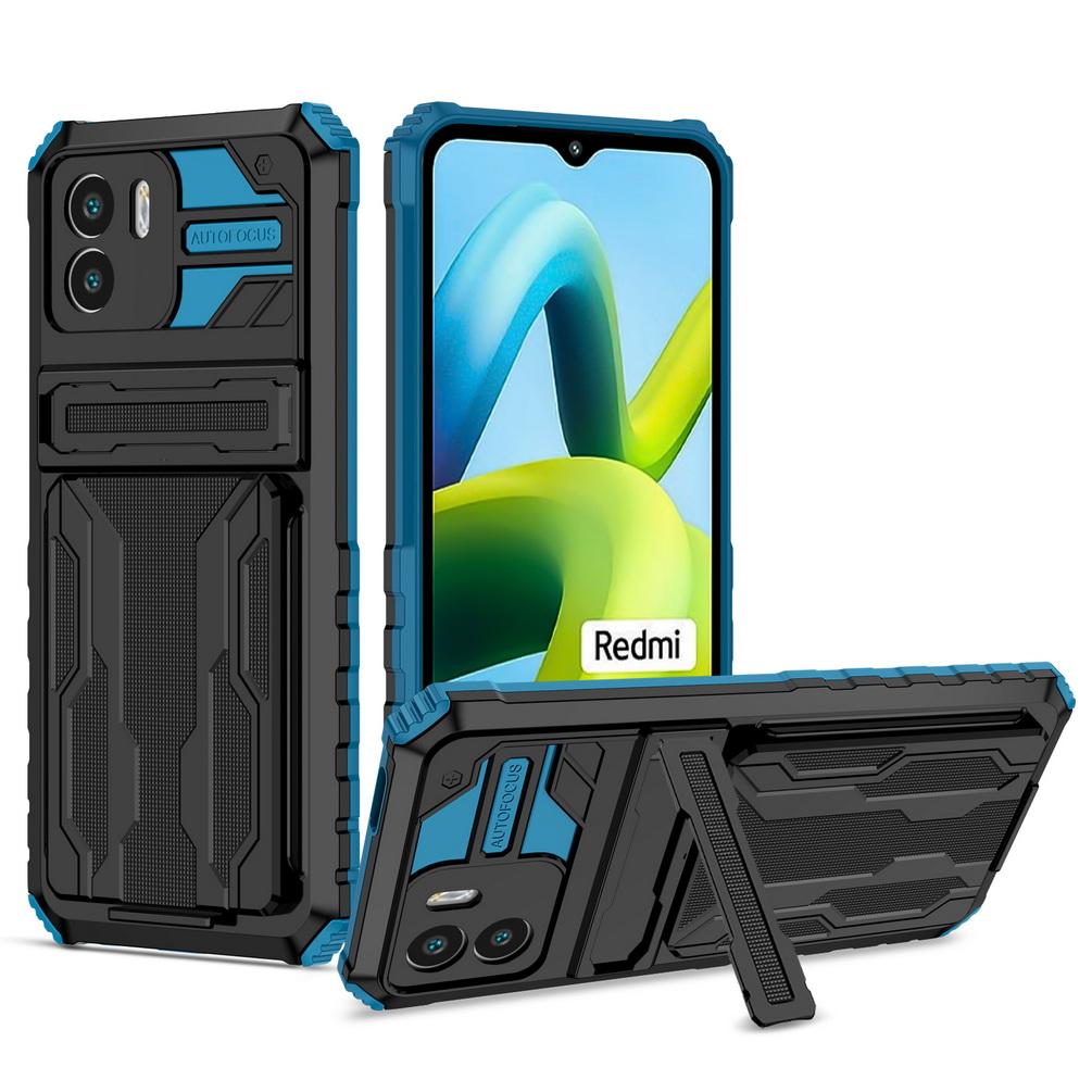 Чехол-подставка с слотом для кредитной карты для Xiaomi Remi A1 10C 10A 10 9A 9 9T Note 11 Pro + 11S 10S 9S 9 Pro 8 Бронированный Чехол с держателем-кольцом