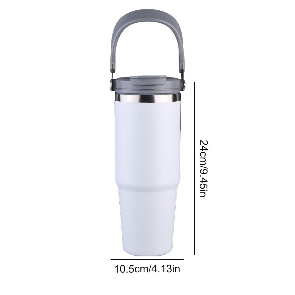 Stainless Steel Vacuum Flask Insulated Water Bottle Travel Cup Sports Water Bottle with Handle Outdoor Camping Insulation Cup