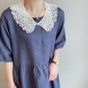 Pearl Lace Shawl Summer Sunscreen Lace Shawl Hollow Versatile Fake Collar Outer Cotton