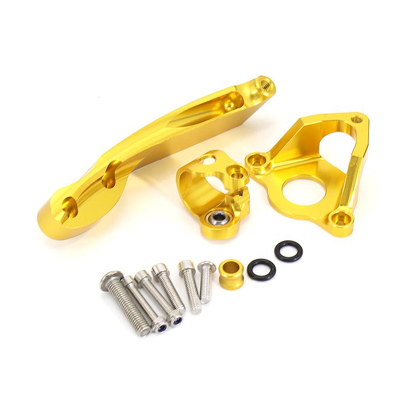 2007 - 2016 For Honda CBR600RR CBR 600 RR CBR 600RR Motorcycle Fiber Carbon Steering Damper Stabilizer Safety Control Bracket