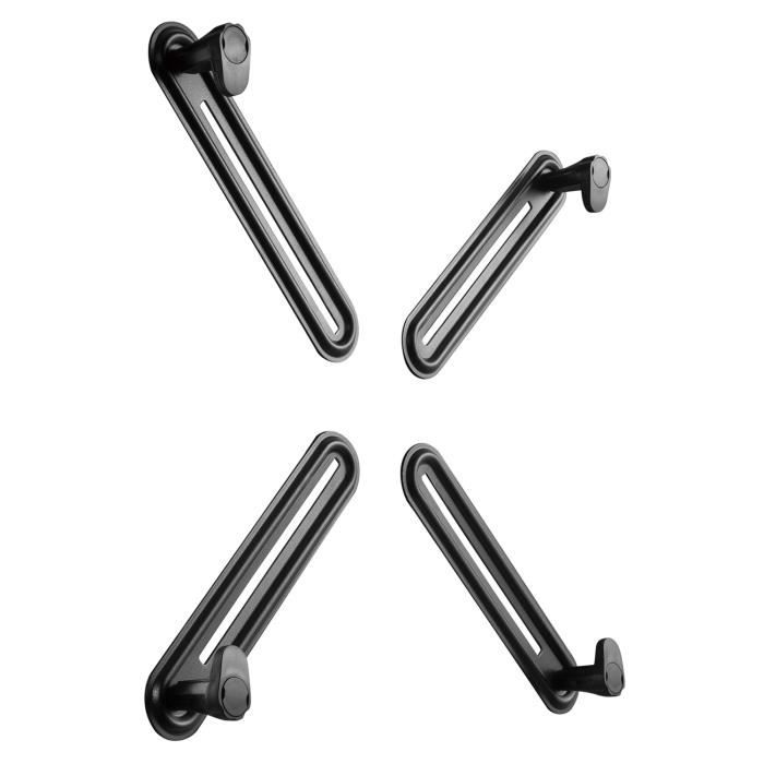 Adaptateur pour écrans sans trous VESA - Maclean - MC-899 - 13" à 27" - Charge max 8kg - Noir