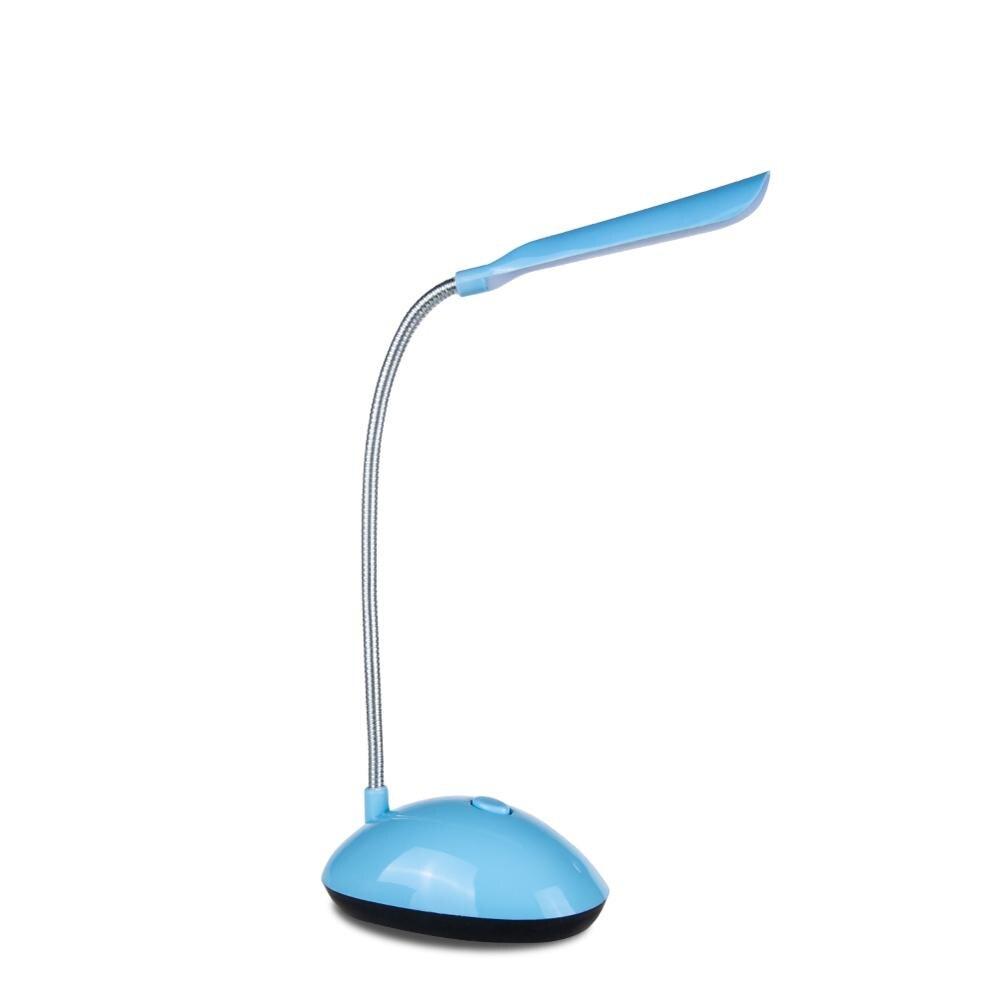 Mini LED Light Flexible Table Lamp Portable Reading Lamp Book Light Battery Powered 4LED Desk Lamp For Reading Books Nightlight MIT