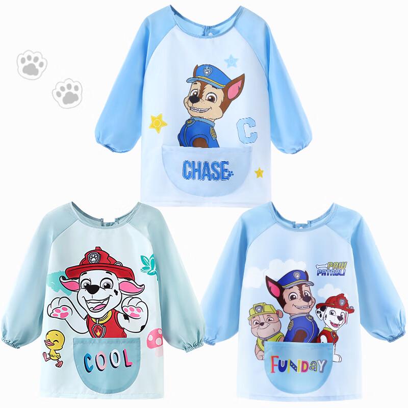 PAW PATROL Kids Waterproof Long Sleeve Art Smock & Bib