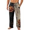 Men's Allover Printed Home Pants Sleeping Pajama Pants Long Pants Pajama Pants
