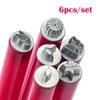 6/10/15 Pcs Professional Chic Nail Art Stamping Pen Set 9D Daisy/Star/Butterfly/Heart Metal NailTemplate DIY Nail Painting Tool