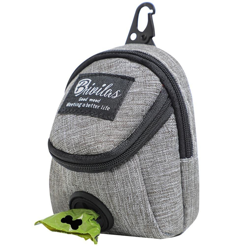 Multifunction Puppy Snack Reward Waist Bag Portable Dog Poop Dispenser Puppy