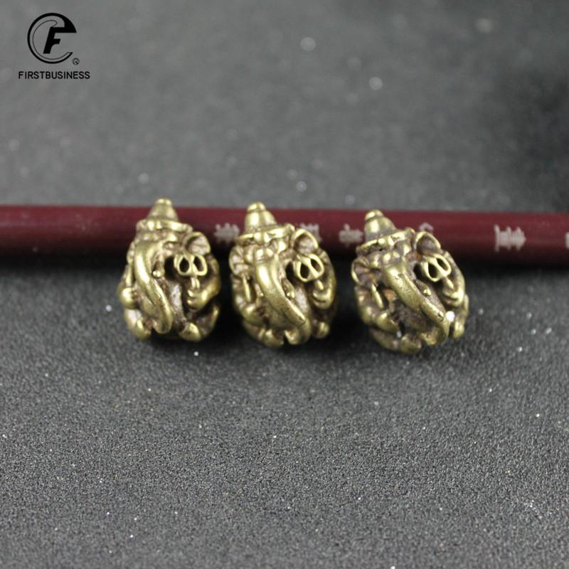 МИНИ статуэтка Лорда Ганеши Будды Скульптуры Слонобога Ганеши Фигурки Чистая Медь Домашний Сад Будда Декор Модель Подарок