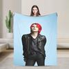 G-Джерард Уэй MCR Плед Качественный Теплый Мягкий Плед Зимний Студентов Гостиная Уличный Тренд Покрывало