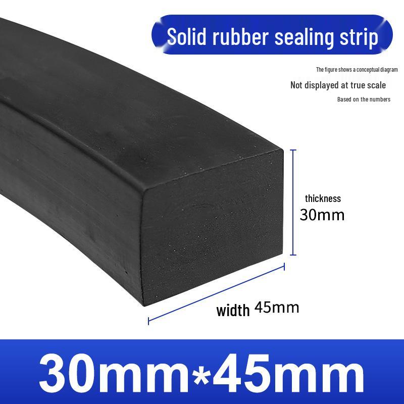 Nitrile Rubber Strip: Oil & Pressure-Resistant Shock Absorbing Glass Pad for Sealing & Joint Support