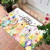 1Pcs Anti Fatigue Kitchen Rugs,   Bunnies Print Waterproof Non-Slip Thick Cushioned Kitchen Mat Heavy Duty Comfort Standing Mat for Kitchen