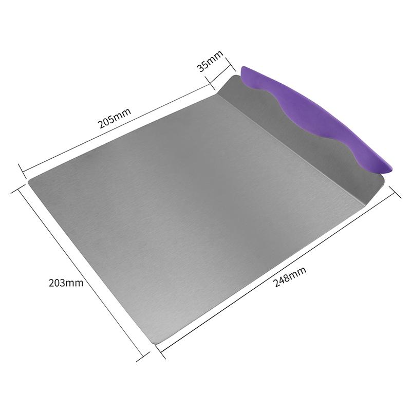 Лоток для торта из нержавеющей стали, переносная лопатка, движущаяся пластина для торта, инструмент для выпечки хлеба, лезвие для пиццы, подъемник, лопатка, скребок для кондитерских изделий, формы для выпечки
