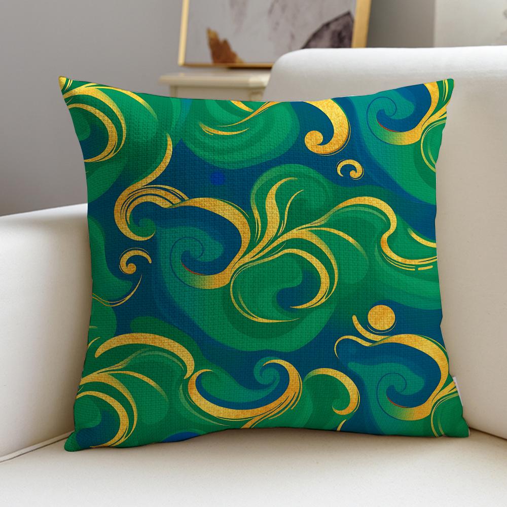 Glamorous LLuxury Glitter Flowing PatternS Cushion Cover Pcs Linen Throw Pillow Covers x x Modern Home Decor