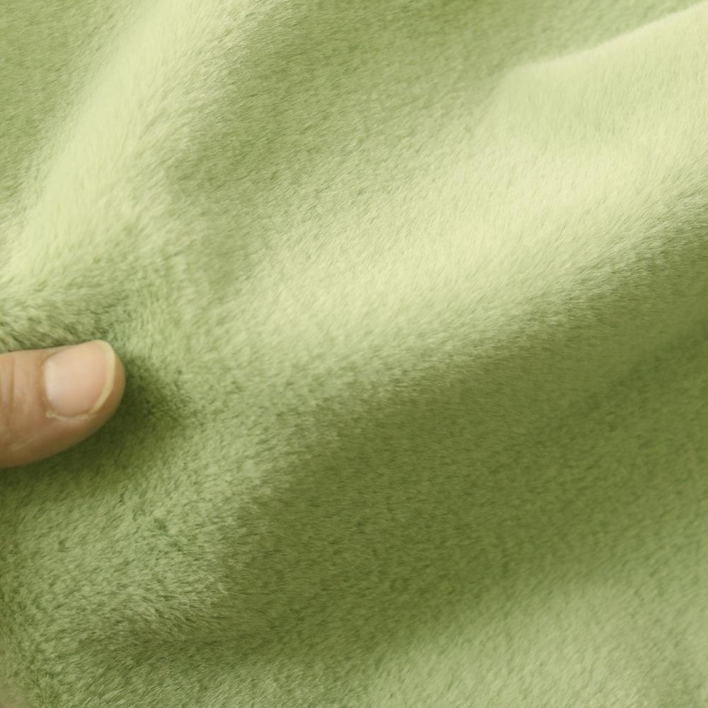 DIY 5MM Plush Fabric Encryption Thickening fabric solid Solf Atrtificial Fur Patchwork bags Doll clothing Decoration material