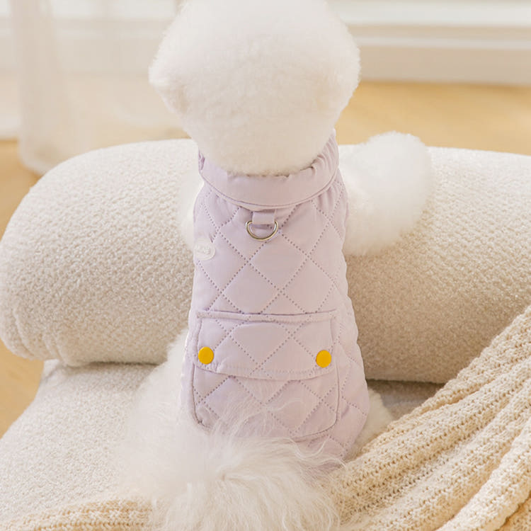 [KIMnyang_deng] Легкий жилет с мягкой подкладкой из макаронЗимняя одежда для щенков кошек (XS-2XL)