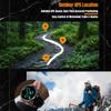 Новые умные спортивные часы для улицы, фонарик, компас, GPS, умные часы, звонки по Bluetooth, водонепроницаемость IP68, умные часы для здоровья, 580 мАч