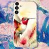 Чехол для телефона с рисунком колибри для Samsung S30, S25, S24, S23, S21, S22, S20, S10, 5G, FE, lite, PIus, Ultra Прозрачная крышка