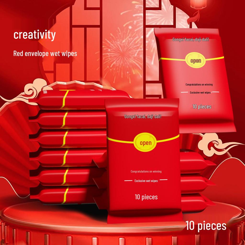 Портативные влажные салфетки для рук и рта младенца - Чистая вода, Одноразовые влажные салфетки для младенцев и малышей