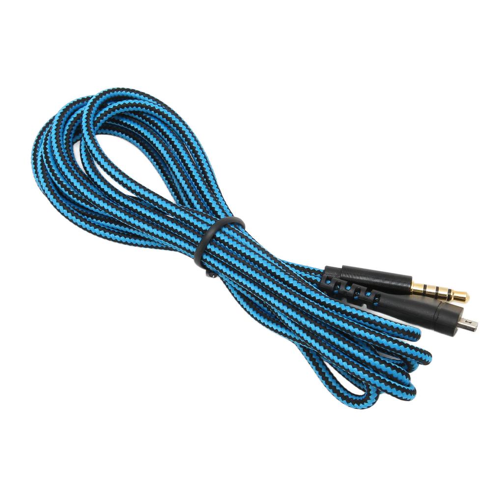 Headphone Sound Cable Wearproof Oxygen Free Copper Replacement Headphone Sound Cable for Steelseries Arctis 3 5 7 Pro