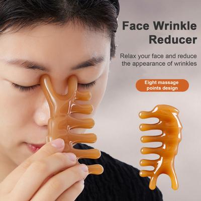 Смоляный скребок для носа, гребень для дельфина, массажный инструмент для лица и тела, уменьшение морщин, расслабление мышц, портативный массажер для подтяжки носа