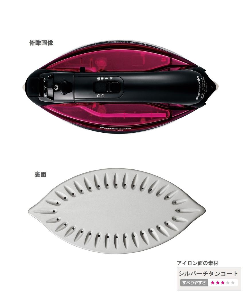Беспроводной паровой утюг Panasonic W Head Pink NI-WL404-P