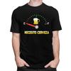 Мужская футболка с надписью Custom Necesito Cerveza I Need Beer, с коротким рукавом, из чистого хлопка, повседневная, модная