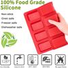 Силиконовая форма для выпечки с 9 ячейками для мини-кексов и хлеба, мясного рулета, кукурузного хлеба, брауни, маффинов, прямоугольная, для мыла, чизкейка