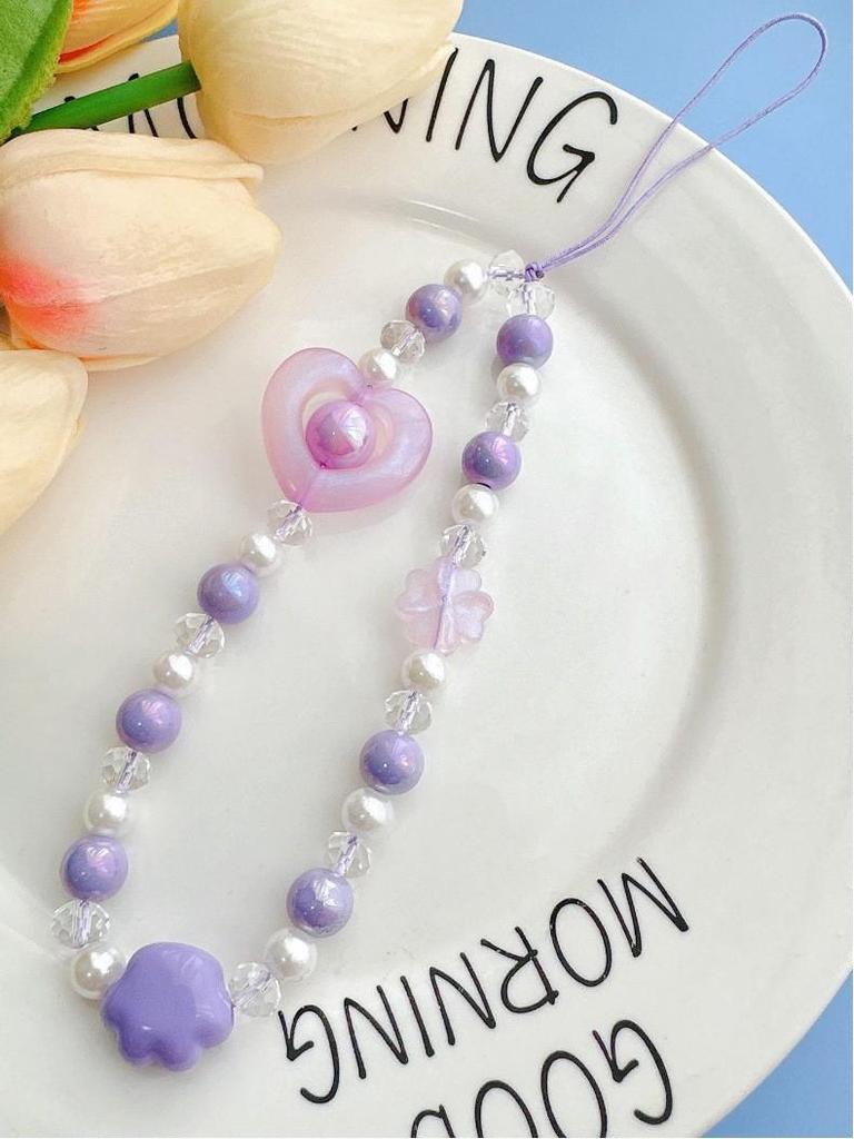 Розовый мишка с бантом, шарм для мобильного телефона: Шнурок и ремешок на запястье с защитой от падения