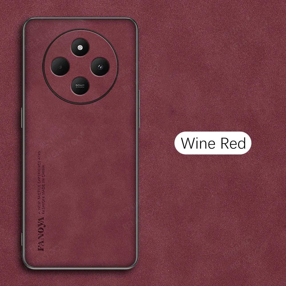 Redmi14 C 75 A 4 Роскошный чехол из овчины для Xiaomi Redmi 14c 4g 5g Poco C75 A4 Business Retro Back Cover Redmi14c Redmia4