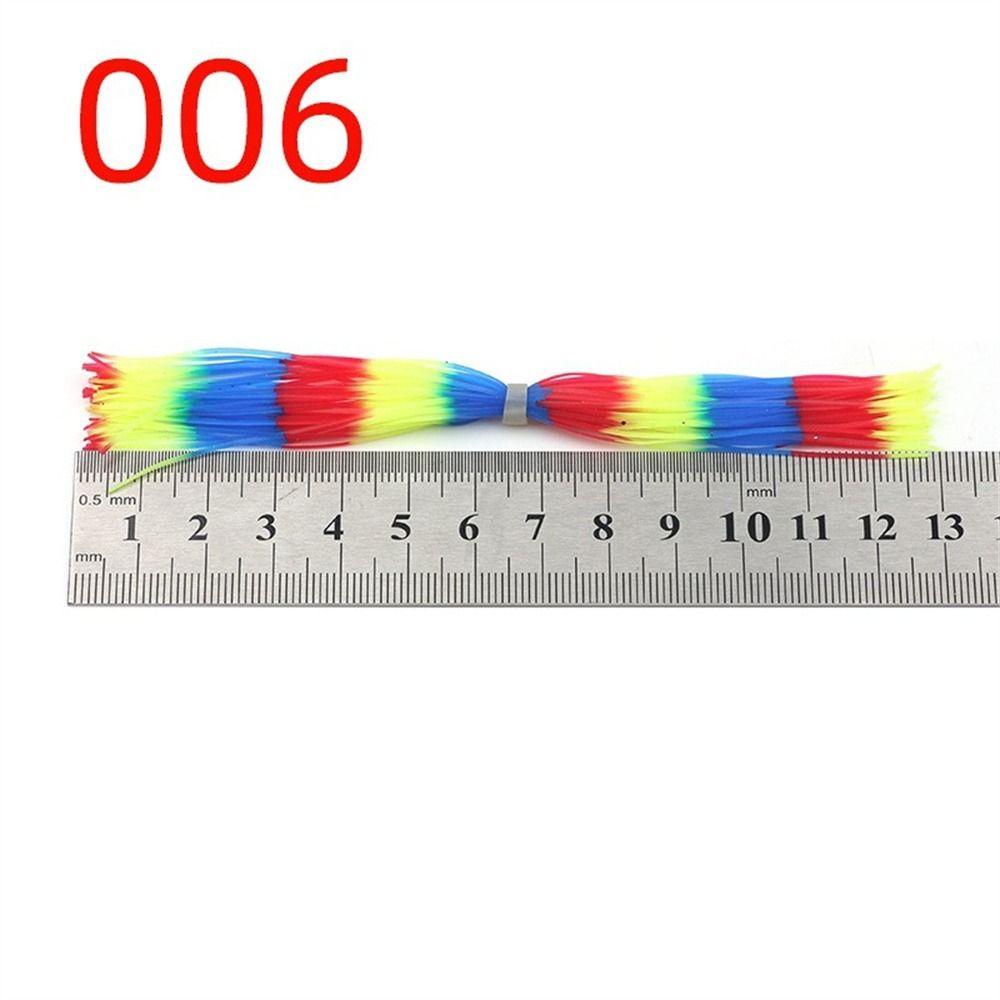 Fly Tying Material Buzzbaits Spinner 50 Strands Jig Squid Skirt Baitfish Silicone Skirts  Jig Lures