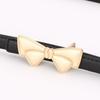 Bow Buckle Waist Belt Adjustable Fit Bow Buckle Belt Fashion Women's Belt  for Trousers