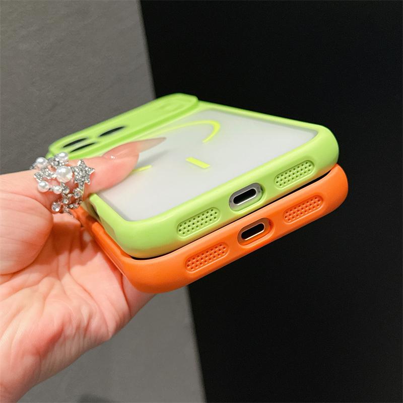 Роскошный Матовый Полупрозрачный Магнитный Чехол Для iPhone 17 Air 16 15 14 13 12 11 Pro Max Plus Для Magsafe Зарядки Ударопрочный Жесткий Чехол