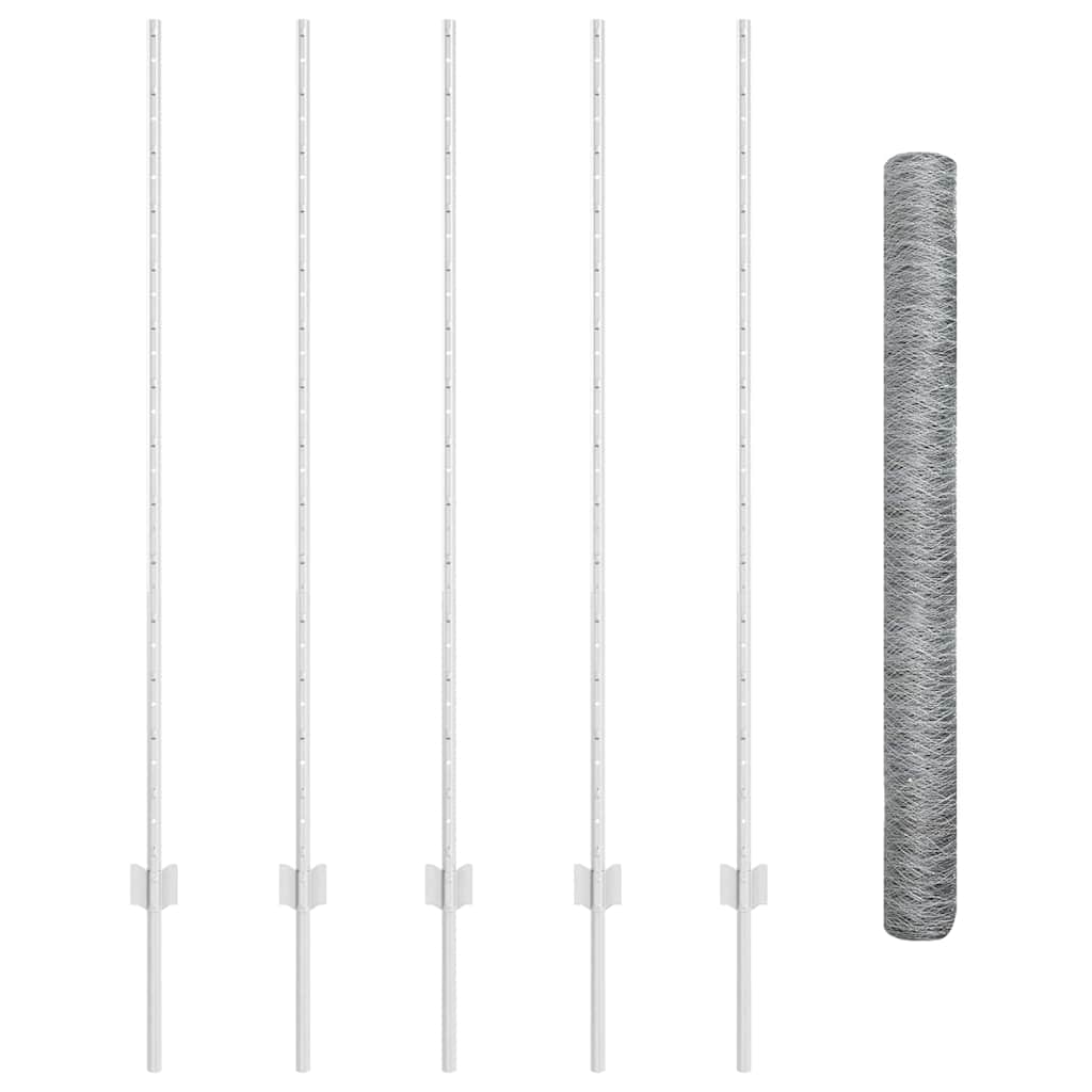 Welded Wire Fence 10 x 1.4 m (W x H) Hot Dip Galvanized Steel