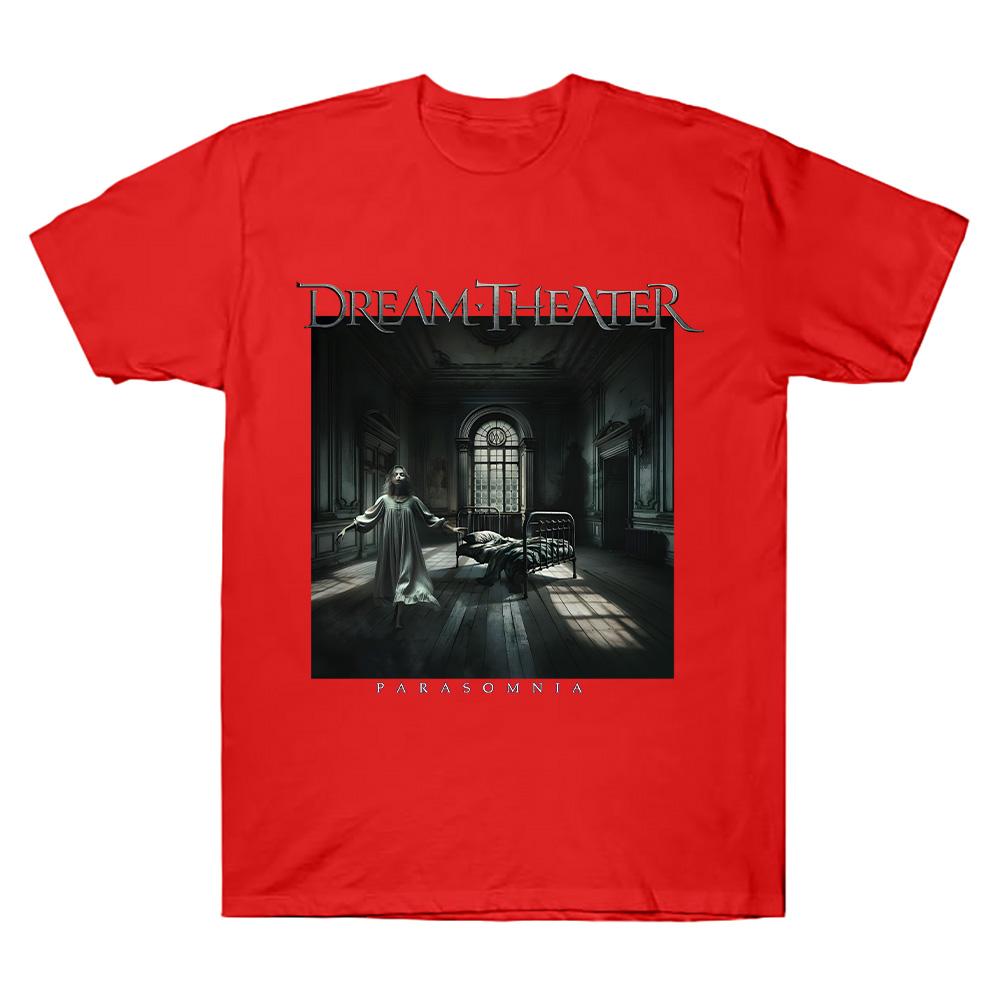 Футболки Dream Theater Парасомния Мужская футболка Хлопок Футболка с коротким рукавом Хип-хоп Винтажные футболки группы Y2k Уличная одежда Унисекс