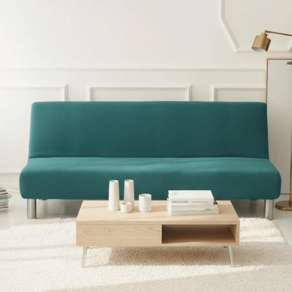 Removable Futon Sofa Cover Elastic Bench Cover Household Armless Sofa Slipcover  Home