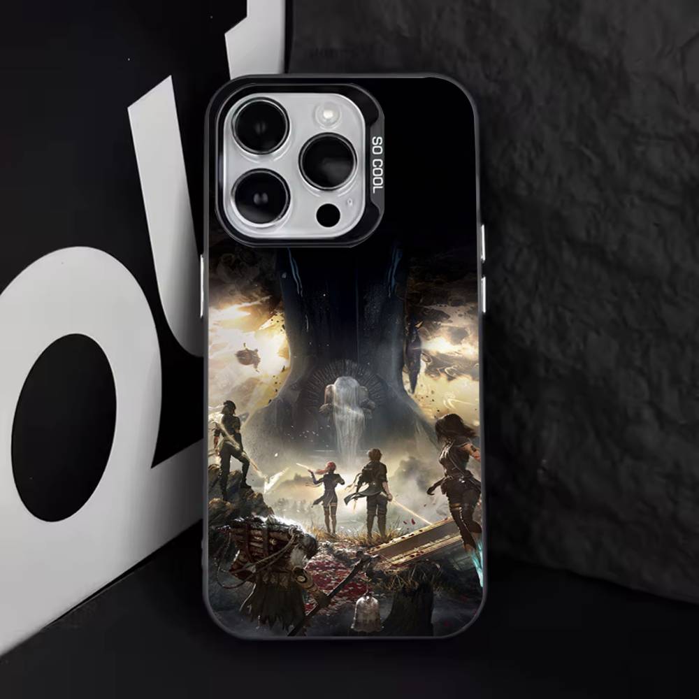 Чехол для телефона C-Clair Obscur Expedition 33 Для iPhone 16,15,14,13,12,11,8,7,Pro,Max,Plus,Mini,XS,SE Противоударный Черный Матовый Жесткий