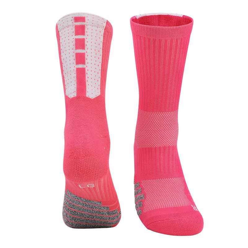 Men's Anti-Slip Sweat-Absorbent Mid-Tube Sports Socks for Basketball and Running