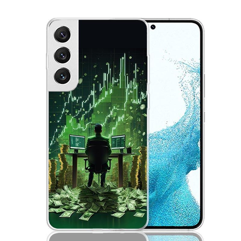 Чехол для телефона Торговля Инвестиции Форекс Фондовый рынок Для Samsung Galaxy S26 S25 Edge S24 S23 FE S22 Ultra S21 Plus S20 + Fundas Чехол
