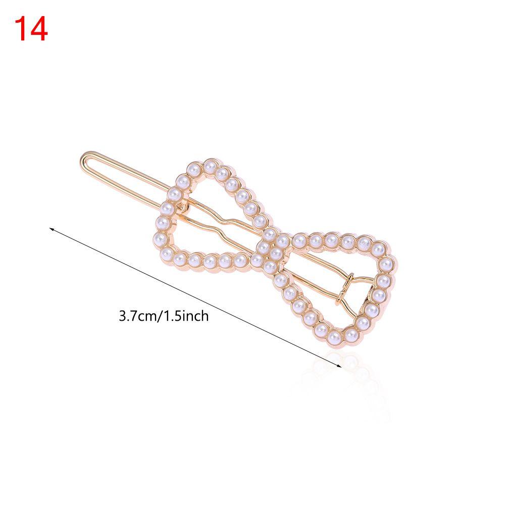 Hair Styling Barrettes Metal Hairclips Star Heart Hair Pins Knot Hair Clip Geometric Hairpins