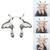 Realistic Wolf Ear Headbands Cosplay Costume Hair Hoop Adjustable Size Headgear for Festivals and Celebrations