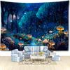 After Rain Mushroom Forest Tapestry Wall Hanging Bohemian Abstract And Minimalist Modern Style Living Room Bedroom Home Decor