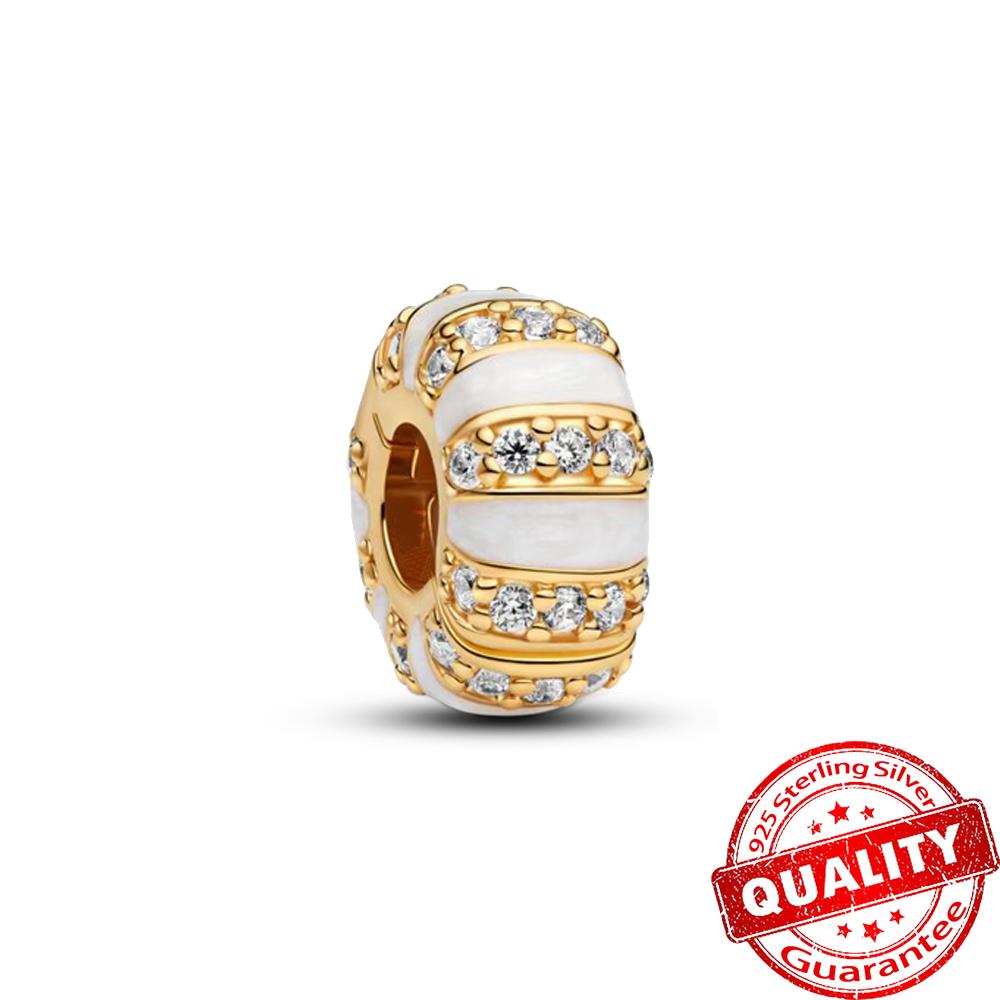 Precious Copper Sparkling Heart Double & Pavé Infinity Knot Dangle Charm Fits 3Mm Bracelet Diy Mother Birthday Gift